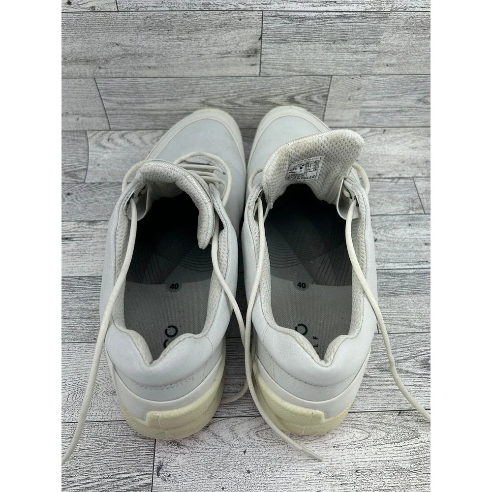 Ecco Golf S-Three White Leather Spikeless Shoes Women Sz 9-9.5 10058350874
